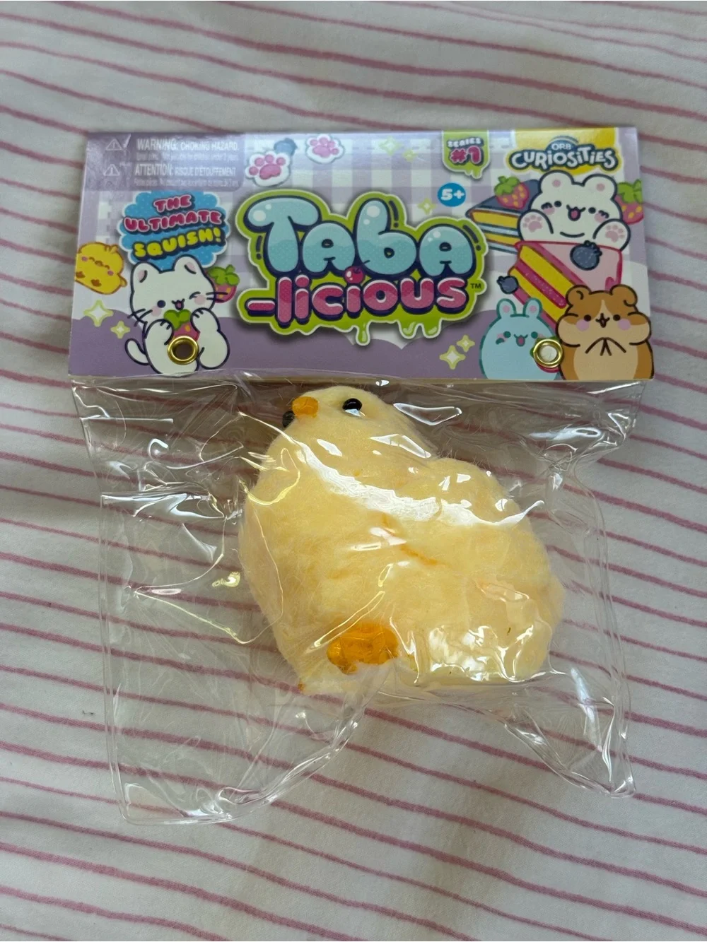Tabalicious Yellow Chick Squishy Toy by OrbCuriosities Series 1 New NWT